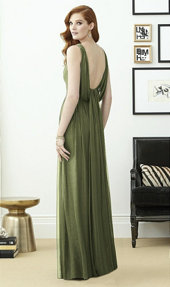 Back View - Olive Green Dessy Collection Style 2955