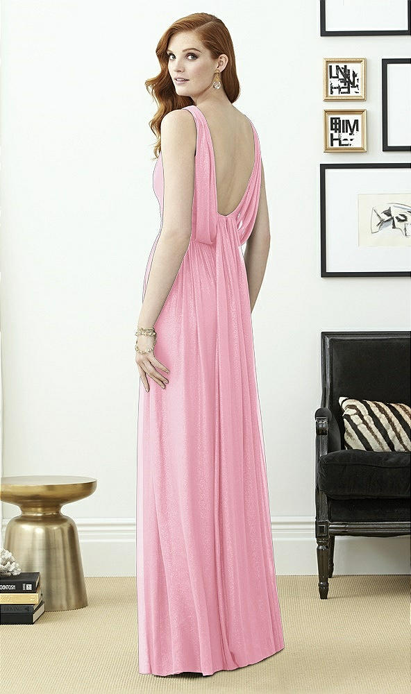Back View - Peony Pink Dessy Collection Style 2955