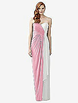 Front View Thumbnail - Peony Pink & White Dessy Collection Style 2956