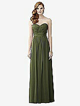 Front View Thumbnail - Olive Green Dessy Collection Style 2957