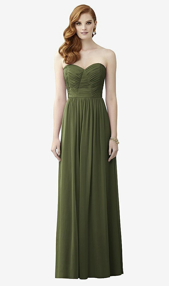 Front View - Olive Green Dessy Collection Style 2957
