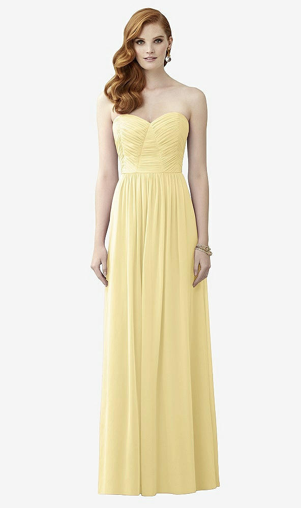 Front View - Pale Yellow Dessy Collection Style 2957