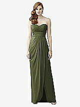 Front View Thumbnail - Olive Green Dessy Collection Style 2959