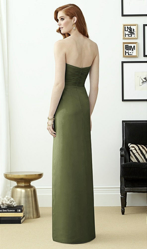 Back View - Olive Green Dessy Collection Style 2959