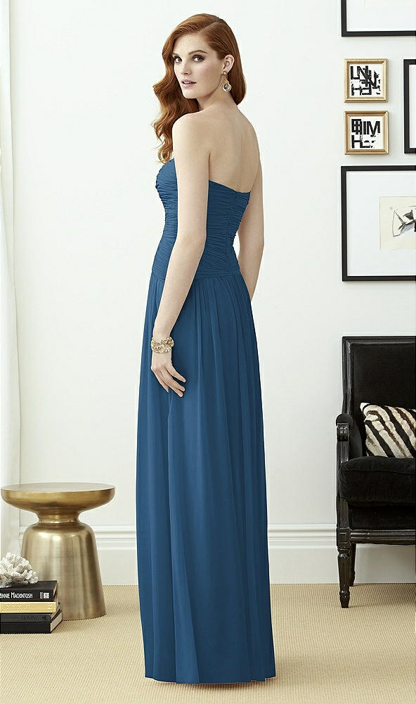 Back View - Dusk Blue Dessy Collection Style 2960