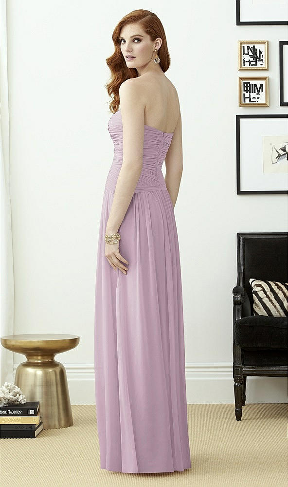 Back View - Suede Rose Dessy Collection Style 2960