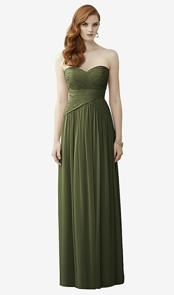 Front View - Olive Green Dessy Collection Style 2960