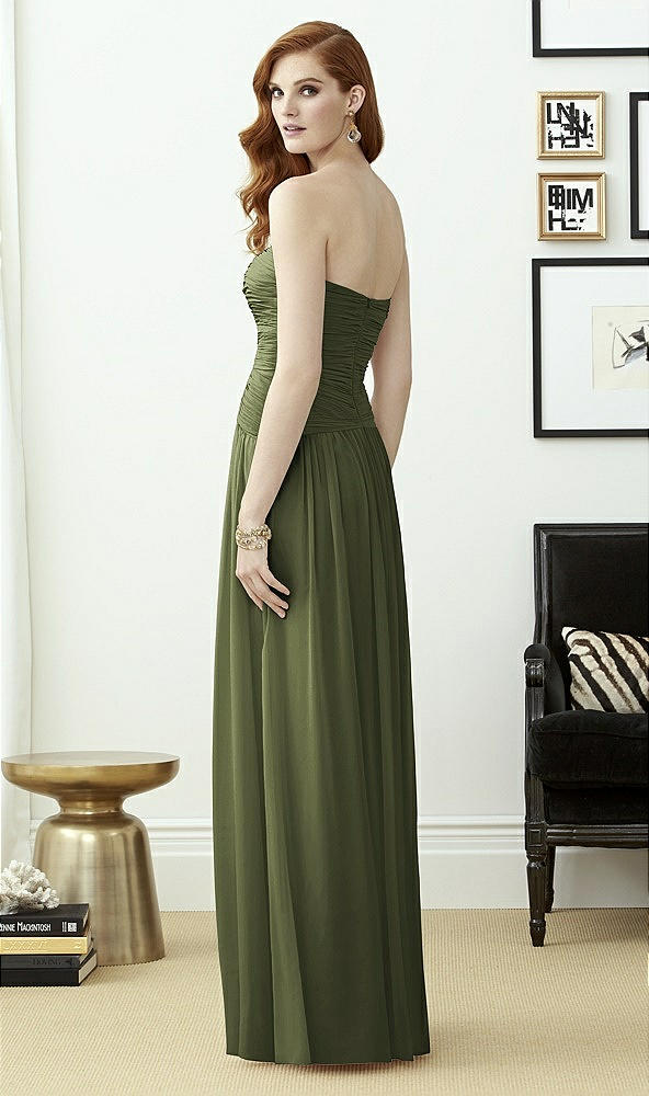 Back View - Olive Green Dessy Collection Style 2960