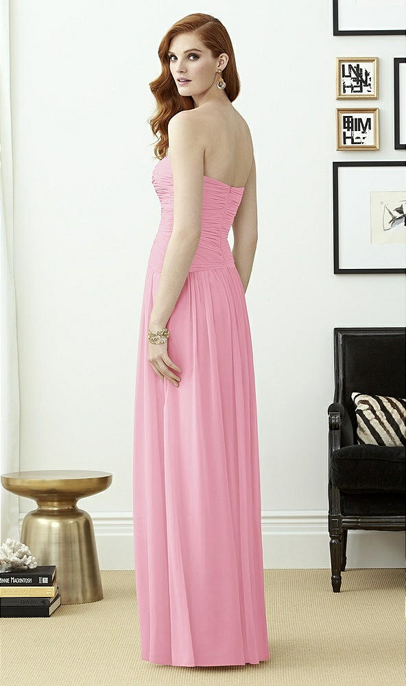 Back View - Peony Pink Dessy Collection Style 2960