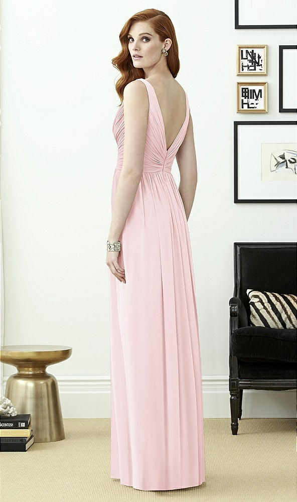 Back View - Ballet Pink Dessy Collection Style 2962
