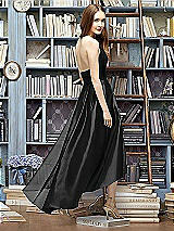 Rear View Thumbnail - Black Lela Rose Bridesmaid Style LR233