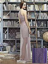 Rear View Thumbnail - Regalia - PANTONE Ultra Violet & Suede Rose Lela Rose Bridesmaid Style LR224