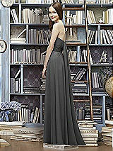 Rear View Thumbnail - Charcoal Gray Lela Rose Bridesmaid Style LR226