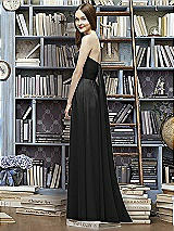 Rear View Thumbnail - Black Lela Rose Bridesmaid Style LR226
