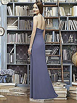 Rear View Thumbnail - French Blue Lela Rose Bridesmaid Style LR227