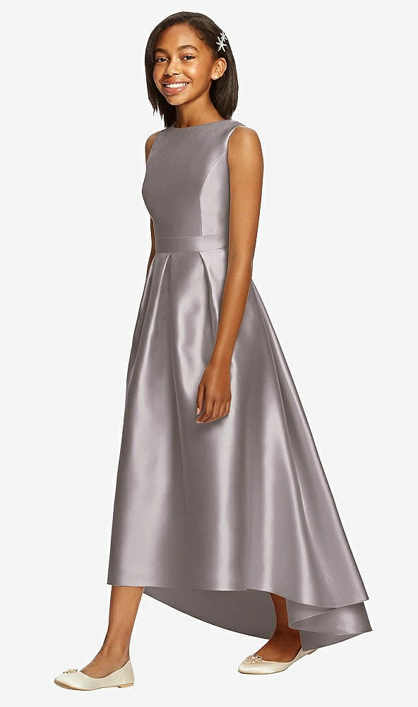 Front View - Cashmere Gray Dessy Collection Junior Bridesmaid JR534