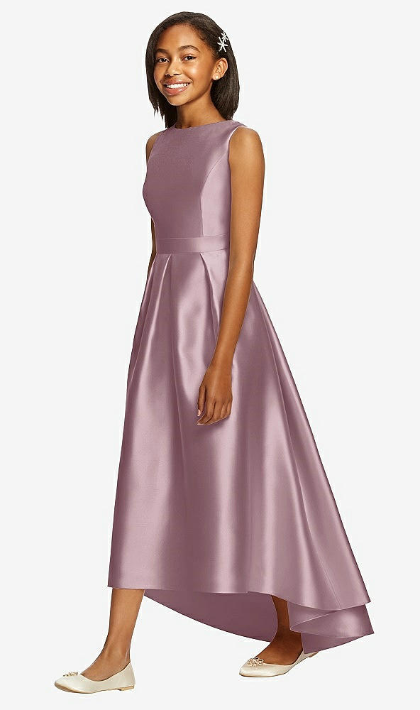 Front View - Dusty Rose Dessy Collection Junior Bridesmaid JR534