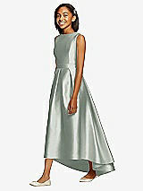 Front View Thumbnail - Willow Green Dessy Collection Junior Bridesmaid JR534