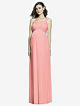 Front View Thumbnail - Apricot Alfred Sung Maternity Dress Style M427