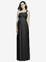 Front View Thumbnail - Black Alfred Sung Maternity Dress Style M427