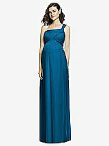 Front View Thumbnail - Ocean Blue Alfred Sung Maternity Dress Style M427