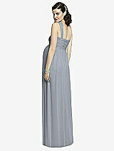 Rear View Thumbnail - Platinum Alfred Sung Maternity Dress Style M427