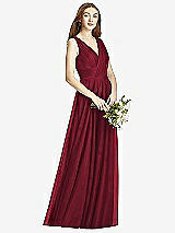 Front View Thumbnail - Burgundy Studio Design Bridesmaid Dress 4503