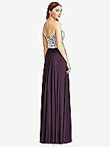 Rear View Thumbnail - Aubergine & Oyster Studio Design Bridesmaid Dress 4504