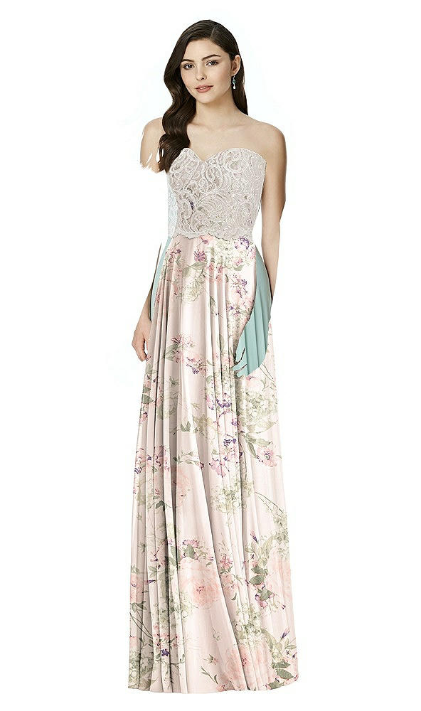 Front View - Blush Garden & Oyster Studio Design Bridesmaid Dress 4504