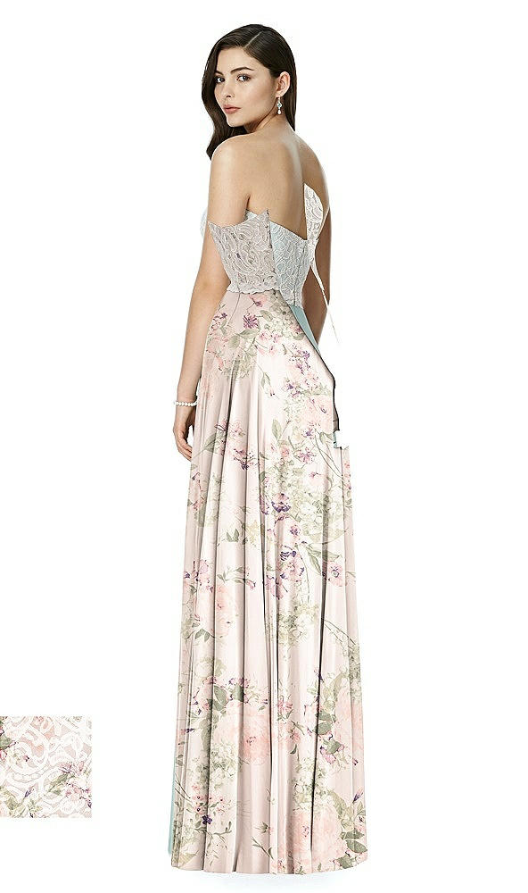 Back View - Blush Garden & Oyster Studio Design Bridesmaid Dress 4504