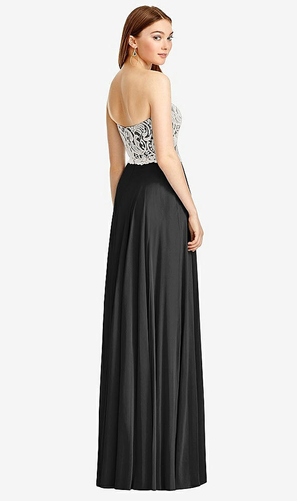 Back View - Black & Oyster Studio Design Bridesmaid Dress 4504
