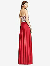 Rear View Thumbnail - Parisian Red & Oyster Studio Design Bridesmaid Dress 4504