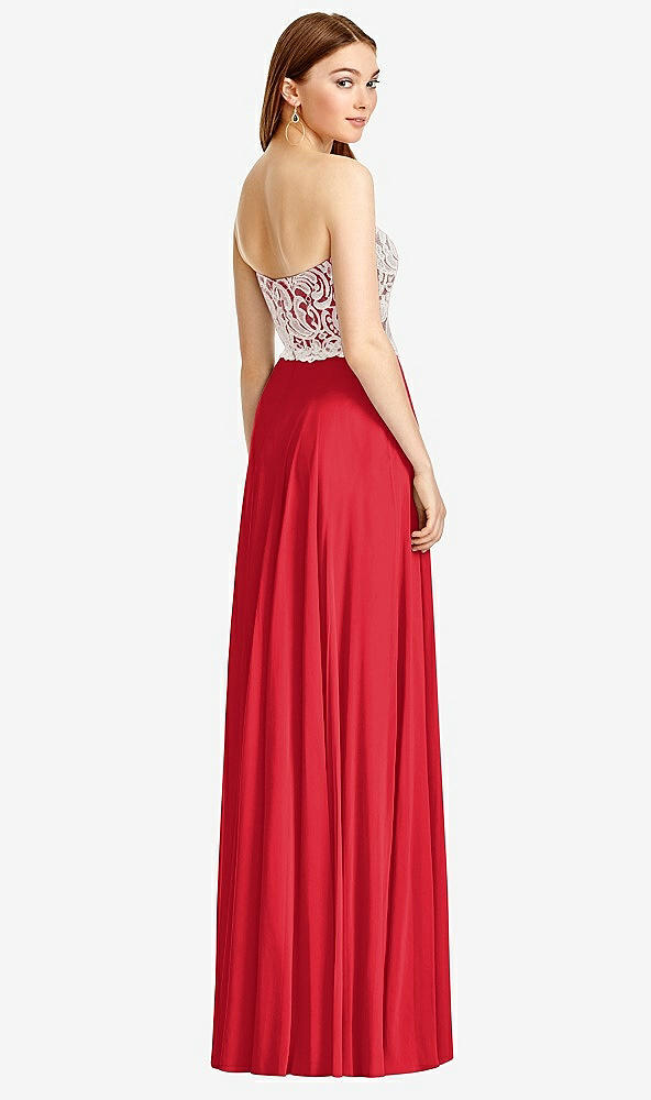 Back View - Parisian Red & Oyster Studio Design Bridesmaid Dress 4504