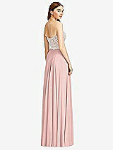 Rear View Thumbnail - Rose - PANTONE Rose Quartz & Oyster Studio Design Bridesmaid Dress 4504