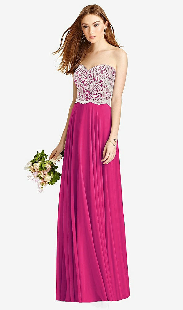 Front View - Think Pink & Oyster Studio Design Bridesmaid Dress 4504