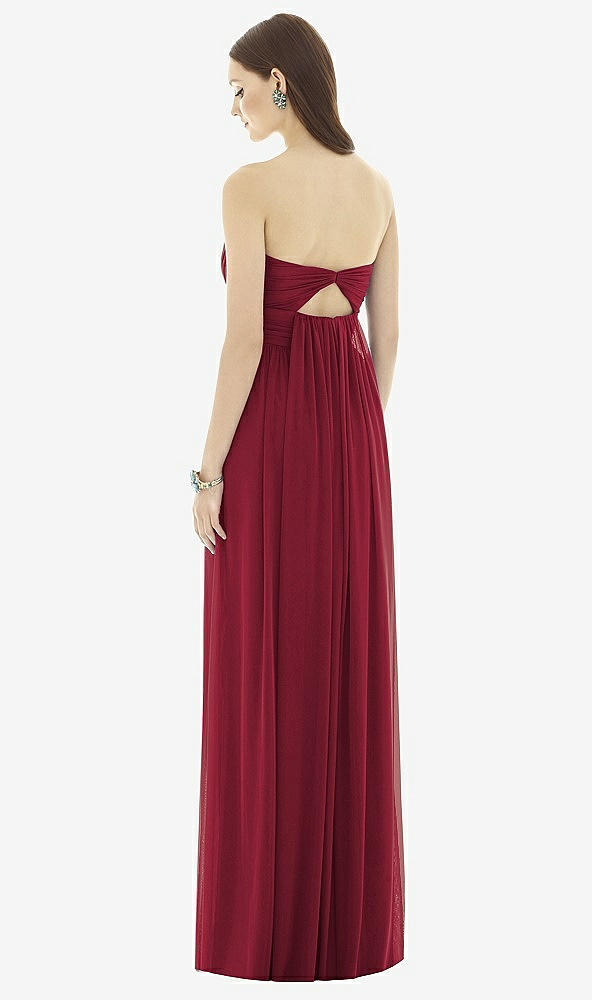 Back View - Burgundy Alfred Sung Style D725