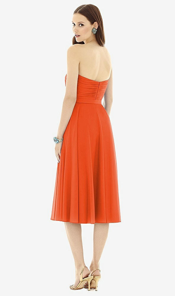 Back View - Tangerine Tango Alfred Sung Style D726