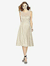 Front View Thumbnail - Champagne After Six Bridesmaid Dress 6750