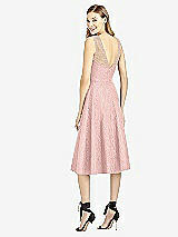 Rear View Thumbnail - Rose - PANTONE Rose Quartz After Six Bridesmaid Dress 6750
