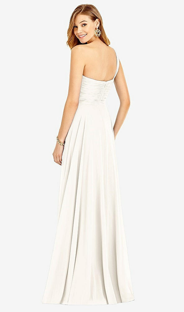Back View - Ivory After Six Bridesmaid Dress 6751