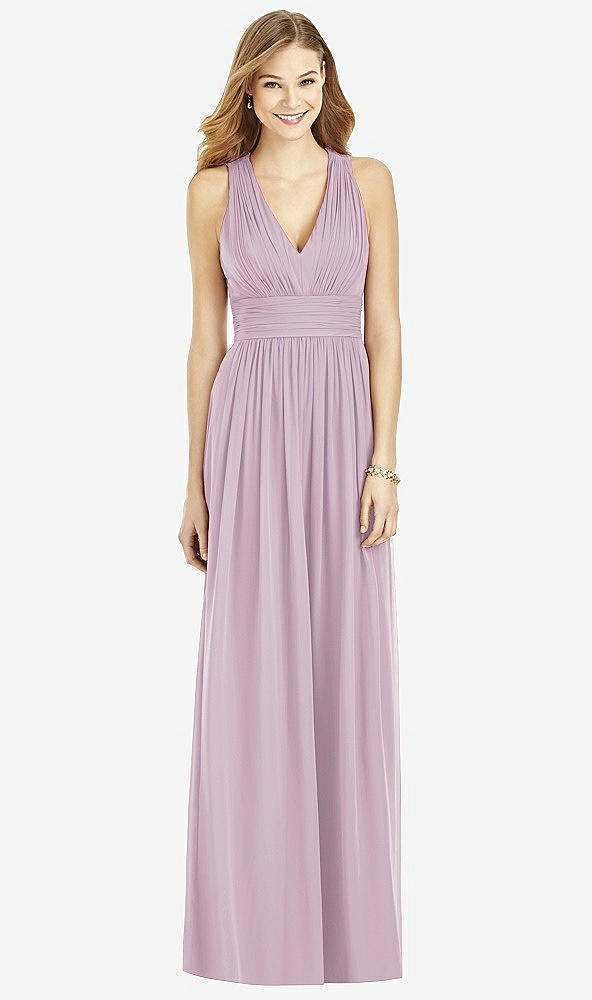 Front View - Suede Rose After Six Bridesmaid Dress 6752