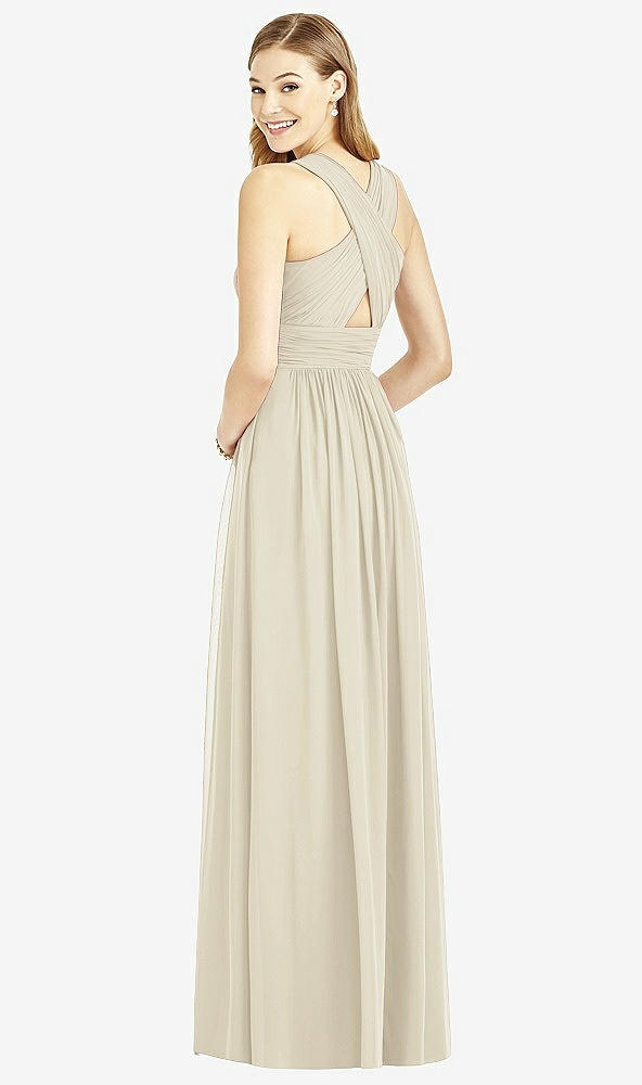 Back View - Champagne After Six Bridesmaid Dress 6752