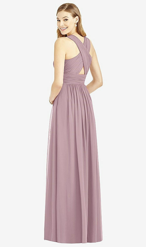 Back View - Dusty Rose After Six Bridesmaid Dress 6752