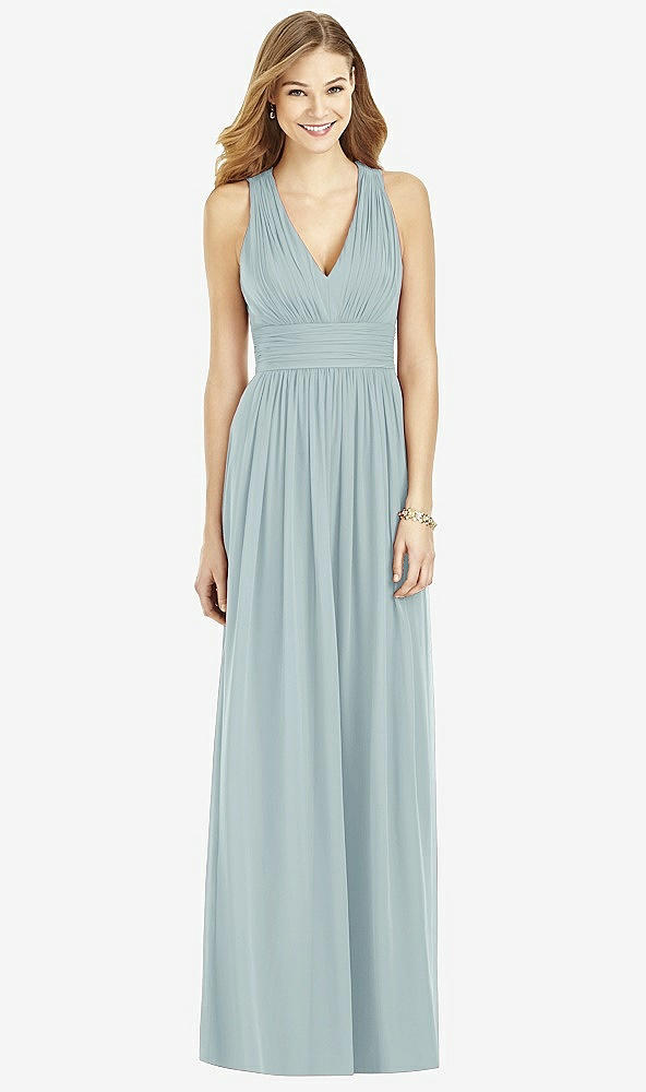 Front View - Morning Sky After Six Bridesmaid Dress 6752