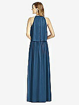 Rear View Thumbnail - Dusk Blue After Six Bridesmaid Dress 6753