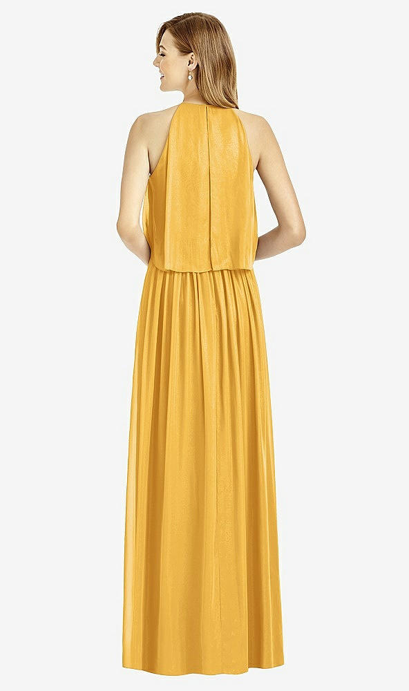 Back View - NYC Yellow After Six Bridesmaid Dress 6753