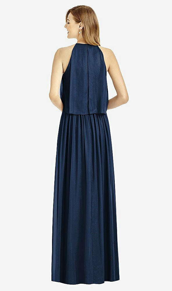 Back View - Midnight Navy After Six Bridesmaid Dress 6753