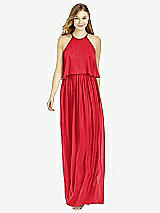 Front View Thumbnail - Parisian Red After Six Bridesmaid Dress 6753