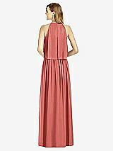 Rear View Thumbnail - Coral Pink After Six Bridesmaid Dress 6753