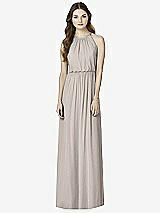 Front View Thumbnail - Taupe After Six Bridesmaid Dress 6754